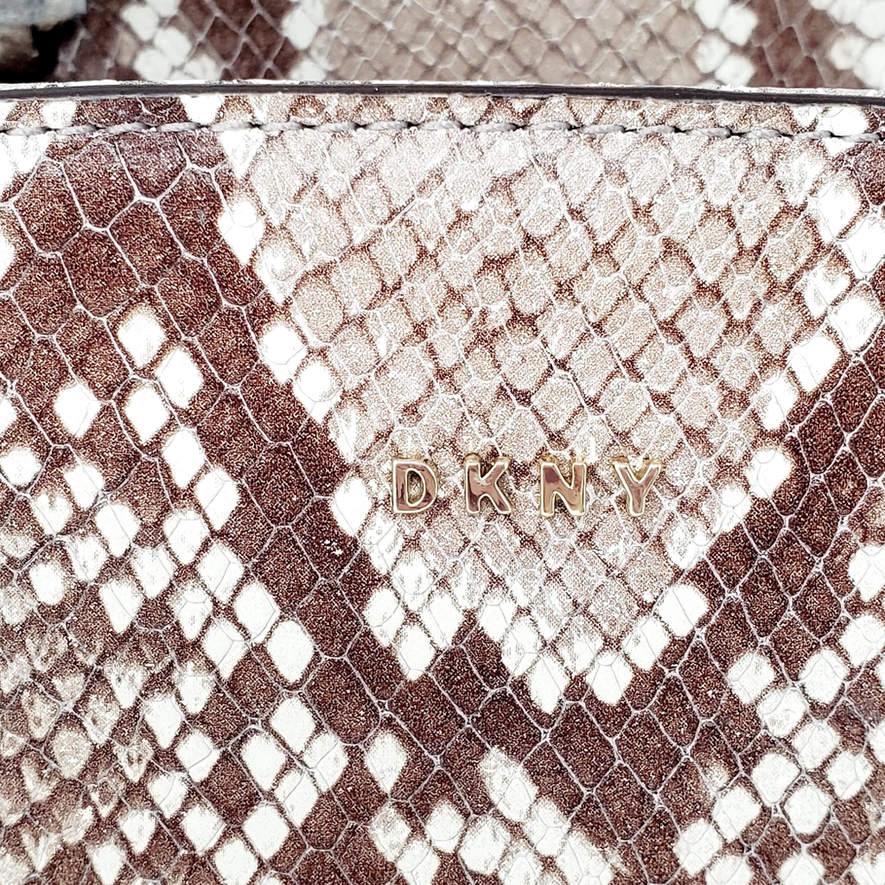 DKNY Paige Faux Snake Satchel - Picture 3 of 13